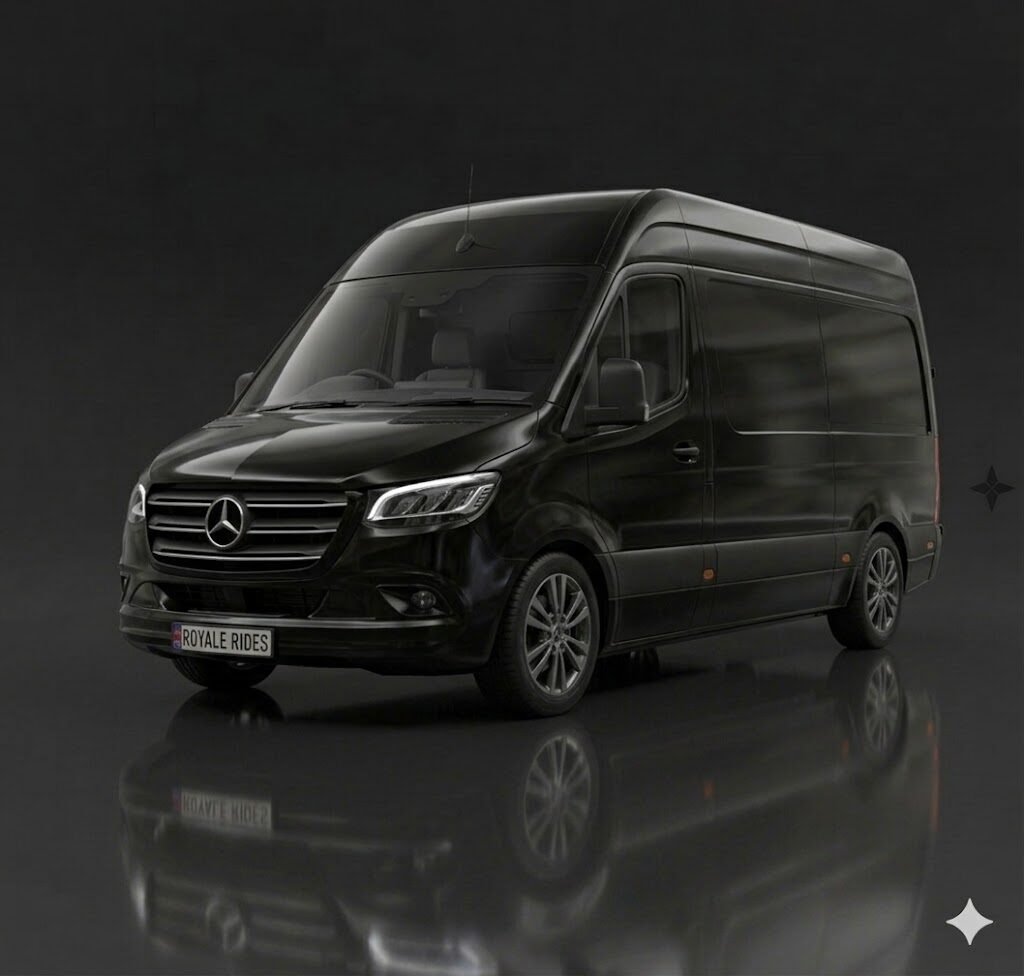 Mercedes-Benz Sprinter group minibus in the Royale Rides chauffeur fleet