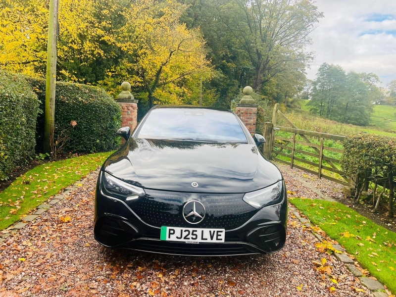 Royale Rides black Mercedes executive saloon prepared for a long distance chauffeur journey from Manchester